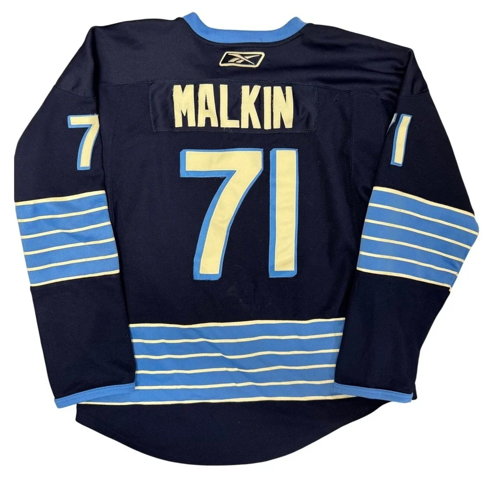 Reebok Pittsburgh Penguins Evgeni Malkin #71 Winter Classic 2011 Jersey Mens 56
